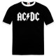 Футболка AC/DC - Back In Black Ringer чорна