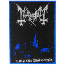 Нашивка Mayhem - De Mysteriis Dom Sathanas вишита