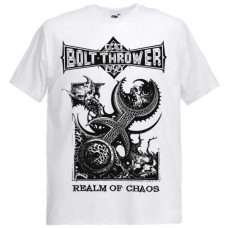 Футболка Bolt Thrower - Realm Of Chaos біла