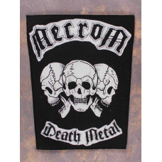 Нашивка Necrom - Death Metal на спину