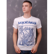 Футболка Rattenfanger - Open Hell For The Pope біла