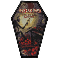 Нашивка Embalmer - There Was Blood Everywhere Black ткана