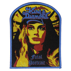 Нашивка King Diamond - Fatal Portrait Blue ткана