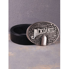 Ремінь шкіряний Jack Daniels Bottle чорний