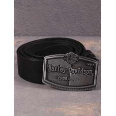 Ремінь шкіряний Harley Davidson 1900-1993 чорний