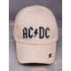 Бейсболка AC/DC Logo бежева