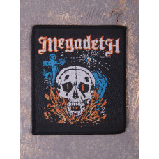 Нашивка Megadeth Skull ткана