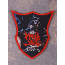 Нашивка Morta Skuld - For All Eternity червона ткана