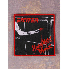 Нашивка Exciter - Heavy Metal Maniac ткана квадратна