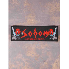 Нашивка Sodom - In The Sign Of Evil ткана