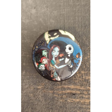 Значок металевий круглий  The Nightmare Before Christmas 3