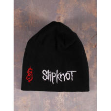 Шапка біні Slipknot S вишита чорна
