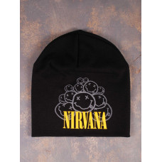 Шапка біні Nirvana бульбашки катана чорна