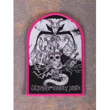 Нашивка Abigail - Ultimate Unholy Death Pink ткана