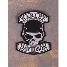 Нашивка Harley Davidson череп вишита