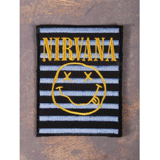 Нашивка Nirvana Smile And Stripes вишита