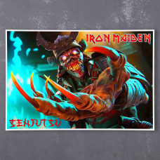 Постер на банерній основі Iron Maiden - Senjutsu 3