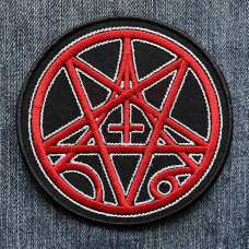 Нашивка Morbid Angel - Pentagram вишита кругла
