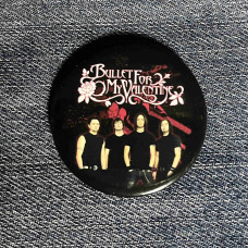 Значок Bullet For My Valentine 3 круглий