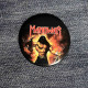 Значок Manowar - Fire And Blood круглий