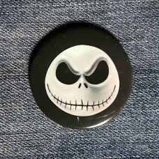 Значок The Nightmare Before Christmas - Jack On Black круглий