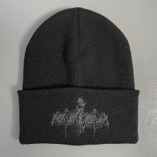 Шапка біні Nokturnal Mortum - Істина (Verity) Grey Logo вишита чорна