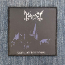 Нашивка Mayhem - De Mysteriis Dom Sathanas друкована