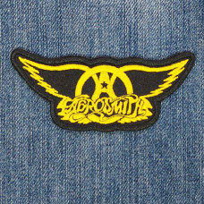 Нашивка Aerosmith Yellow Logo вишита фігурна