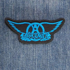 Нашивка Aerosmith Blue Logo вишита фігурна