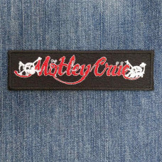 Нашивка Motley Crue Logo With Skulls вишита