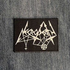 Нашивка Necrodeath White Logo вишита