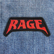 Нашивка Rage Red Logo вишита