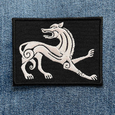 Нашивка Scythian Symbol 2 біла вишита