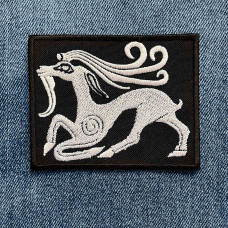 Нашивка Scythian Symbol 3 біла вишита