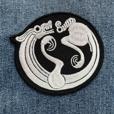 Нашивка Scythian Symbol 6 біла вишита
