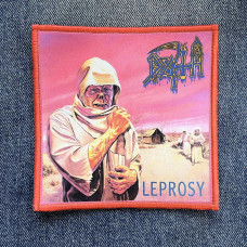 Нашивка Death - Leprosy друкована червона кайма