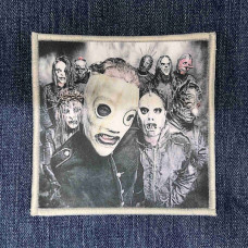 Нашивка Slipknot Band друкована біла кайма