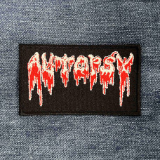 Нашивка Autopsy White/Red Logo вишита