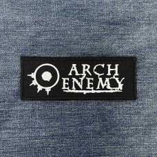 Нашивка Arch Enemy White Logo With Symbol вишита