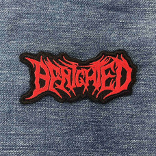 Нашивка Benighted Red Logo вишита фігурна