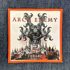 Нашивка Arch Enemy - Rise Of The Tyrant друкована червона кайма