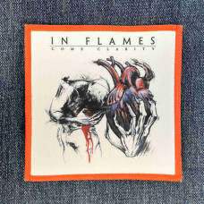 Нашивка In Flames - Come Clarity друкована червона кайма