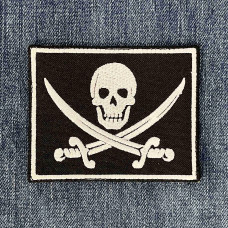 Нашивка Jolly Roger вишита на липучці