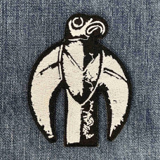 Нашивка Scythian Symbol 5 біла вишита на липучці