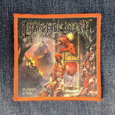 Нашивка Cradle Of Filth - Existence Is Futile друкована червона кайма