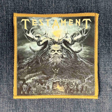 Нашивка Testament - Dark Roots Of Earth друкована бронзова кайма