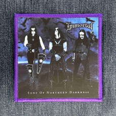 Нашивка Immortal - Sons Of Northern Darkness друкована фіолетова кайма