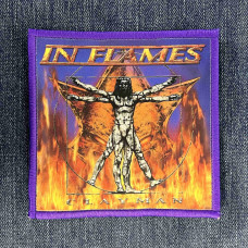 Нашивка In Flames - Clayman друкована фіолетова кайма