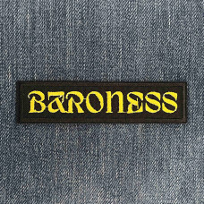 Нашивка Baroness Yellow Logo вишита