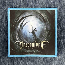 Нашивка Dragonlord - Black Wings Of Destiny друкована блакитна кайма